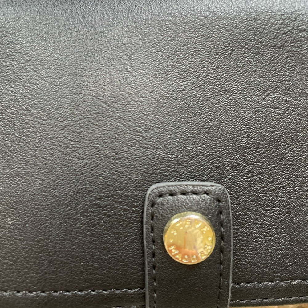 Steve Madden Black Clutch Wallet with Gold Accent - Picture 3 of 9